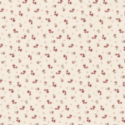 Classique–Red Flowers on Cream 338