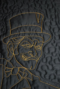"Deacon on Parade" Quilt and Pillow Sham