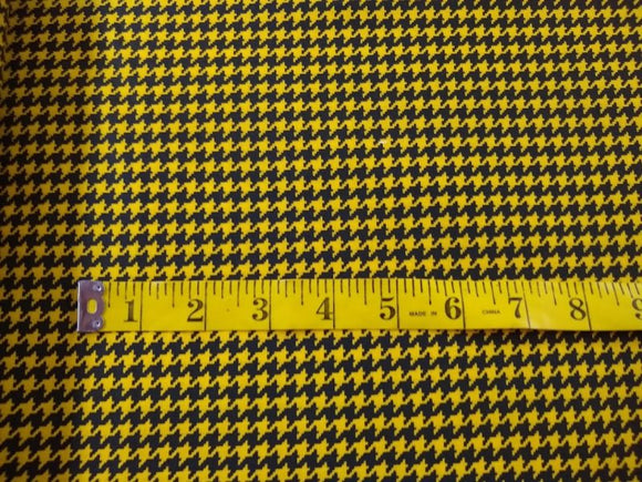 Yellow and Black Houndstooth 76