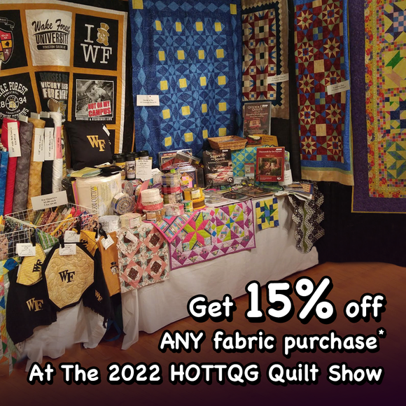 Save the Date! We're hosting a booth at the HOTTQG Quilt Show!