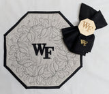NEW! WF Octagon Quilted Placemats: Gold or Gray