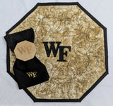 NEW! WF Octagon Quilted Placemats: Gold or Gray