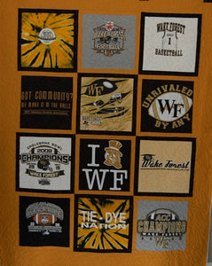 Wake Forest T-Shirt Quilt