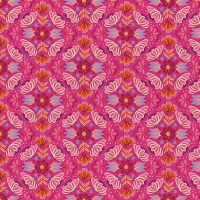 Viva Mexico Small Floral Pink - 627