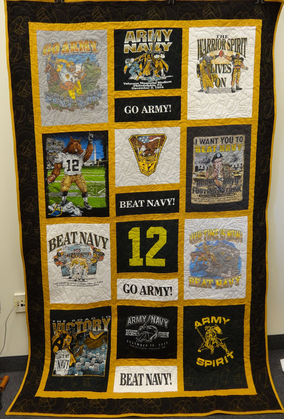 Go Army! T-Shirt Quilt