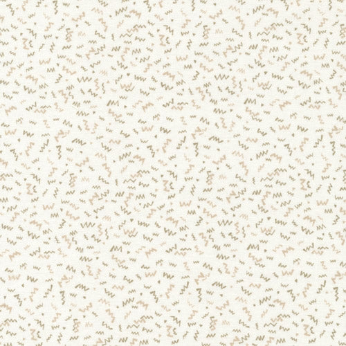 Classique–Brown Squiggles on White 335