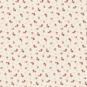 Classique–Red Flowers on Cream 338