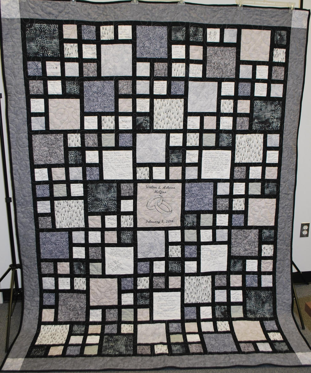 Modern Wedding Signature Quilt – Sew Fabulous, Inc