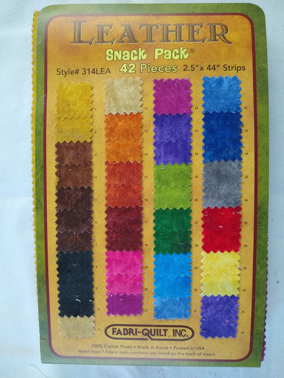 Leather Snack Pack 42 pieces of 2.5