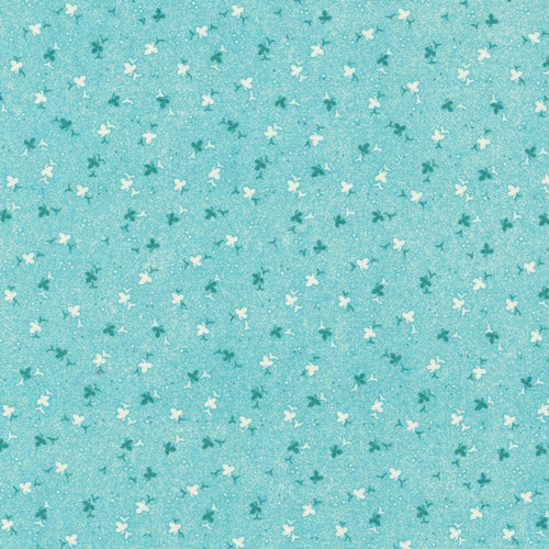 Classique–Teal and White Butterflies 80