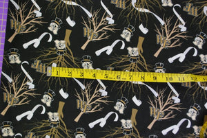 Roll the Quad Wake Forest Fabric - Smaller Scale