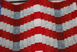 American Flag Digitized Quilt Stitching Pattern