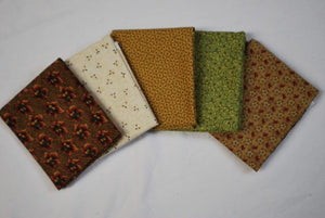 5 Half Yards Bundle pack #1019 Quilters Collection #2
