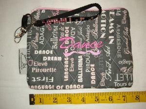 Quilted Wristlet Purse - Dance
