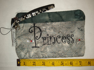 Quilted Wristlet Purse - Princess Black