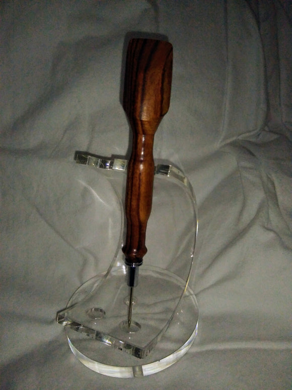 Hand Crafted Wooden Stiletto With Seam Press #5018