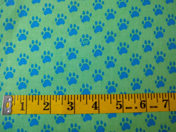 Paws Backing Green: 60