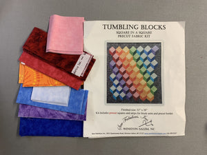 "Tumbling Blocks" Square in a Square Kit #3002