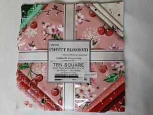 Cherry Blossom 10" Squares - 42 pieces,  #829