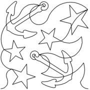 Anchors and Stars - Designed by Vickie Malaski