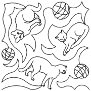 Cats - Designed by Vickie Malaski