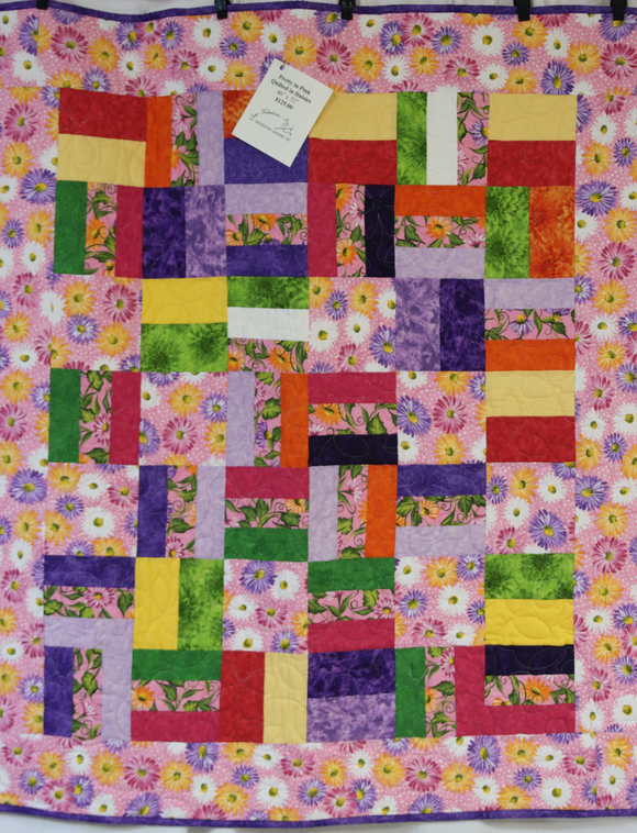 Pretty in Pink Daisies Quilt